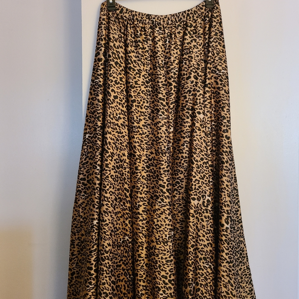 Cheetah Print Maxi Skirt